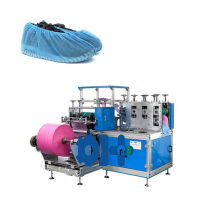 Disposable overshoes making machine